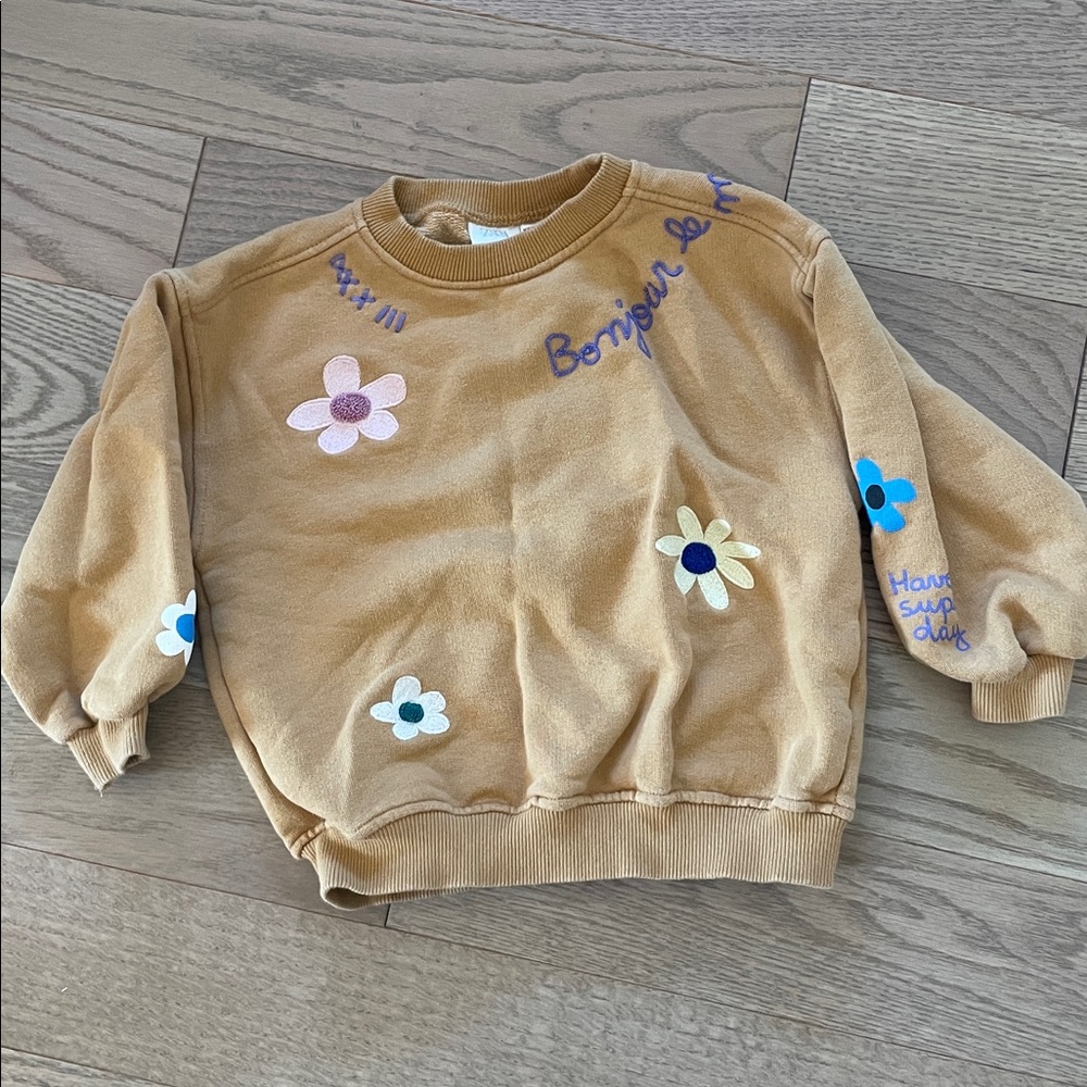 Zara Kids' Camel Sweatshirt